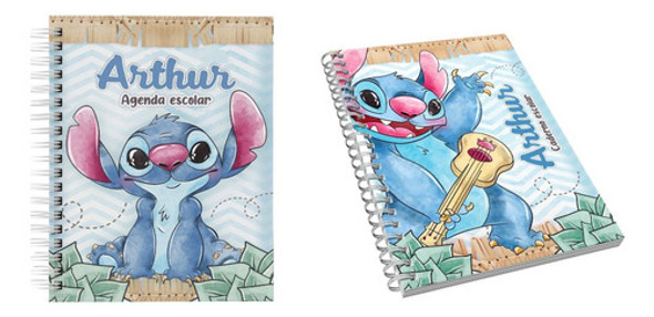 Arquivo Digital Voltas Ás Aulas Stitch Menino 2024 0