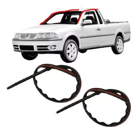 Juego Gomas Goteros De Techo Saveiro G2 1
