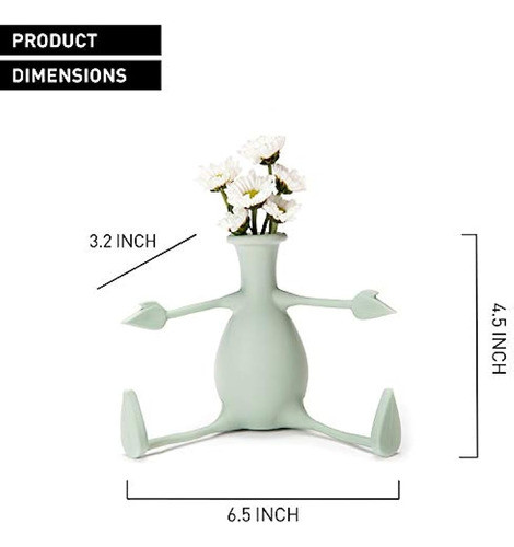 Jarrón De Flores De Diseño Peleg Florino, Jarrón Moderno Par 1