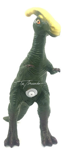 Parasaurolophus De Goma Con Sonido- 25 Cm- Universo Mágico- 1