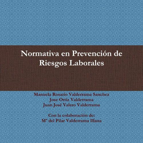 Libro: Normativa Prevención Riesgos Laborales (spanish 0
