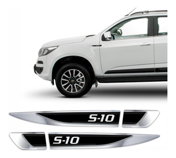 Emblema Chevrolet S10 2013 A 2020 Aplique Resinado Res13 Fgc 0