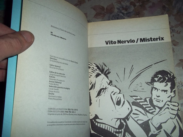 Biblioteca Clarin Historieta N° 16 - Vito Nervio - Misterix 1