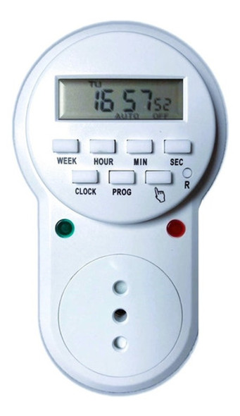 Timer Electrónico Digital 3 Linea 6 Meses Gtia Electroimport 0