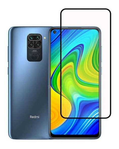 Vidrio Templado Full 9d Cubre Pantalla Para Redmi Note 9 0