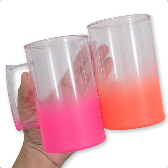 25 Canecas  De Chopp 430ml Degradê Liso 0