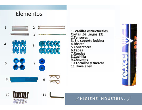 Dispensador De Pared Para Rollos De Papel Industrial Premium 1