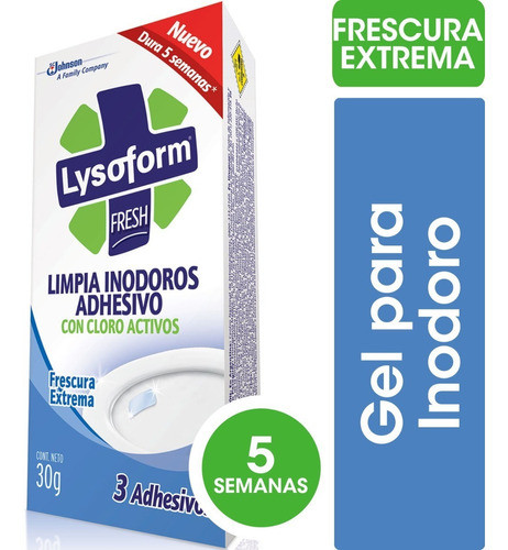 Lysoform Limpia Inodoros Adhesivo Frescura Extrema X 9u 0