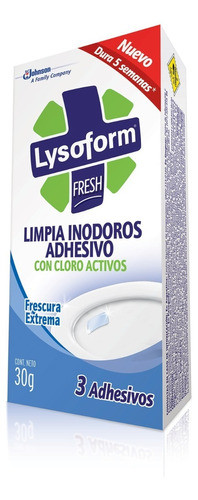 Lysoform Limpia Inodoros Adhesivo Frescura Extrema X 9u 1