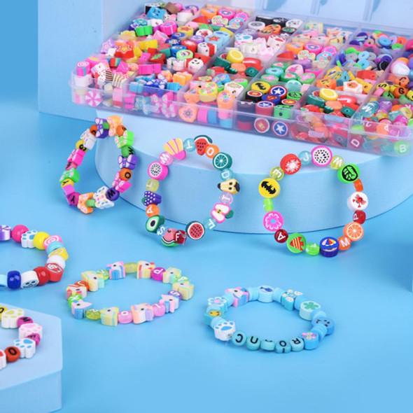 Kit De Fabricación De Pulseras Con 1000 Cuentas De Arcilla 1