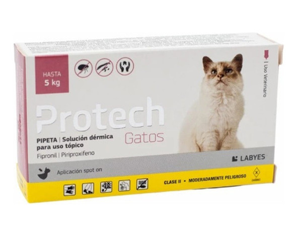 Protech Pipeta  Para Gatos Hasta 5 Kg Veterinaria Mérida 0