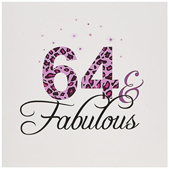 64 And Fabulousbirthday  Black Hot Pink Leopard Print 0