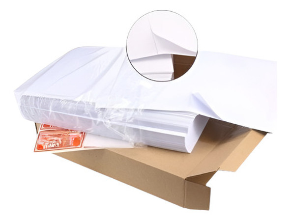 500 Etiquetas De Envío Medio Hoja 8.5x5.5 Auto-adhesivo Para 0