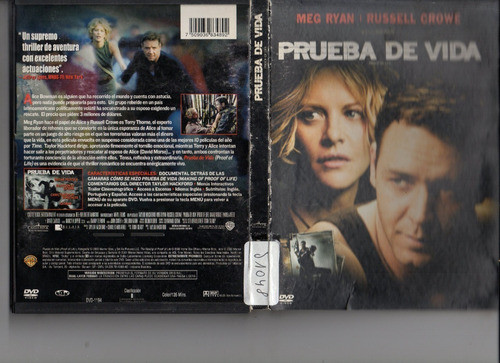 Prueba De Vida (2000) - Dvd Original - Mcbmi 0