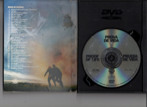 Prueba De Vida (2000) - Dvd Original - Mcbmi 1