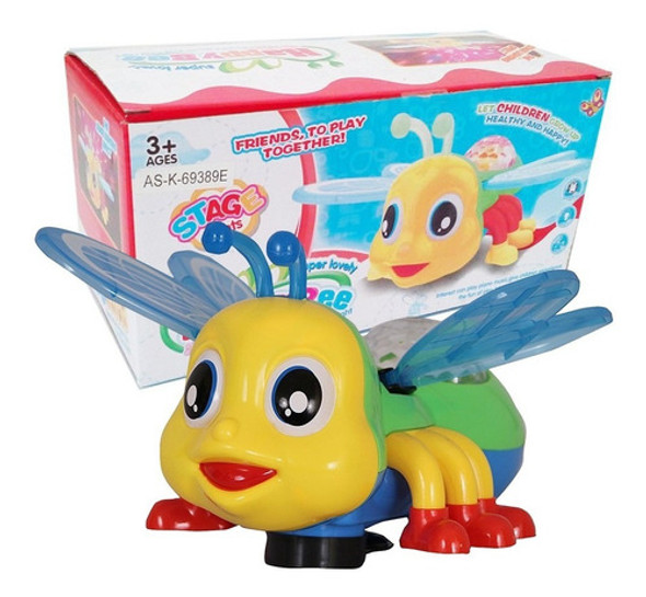 Abelha De Brinquedo Musical Criança Infantil Dança Luz Som 0 Abelha De Brinquedo Musical Criança Infantil Dança Luz Som 0