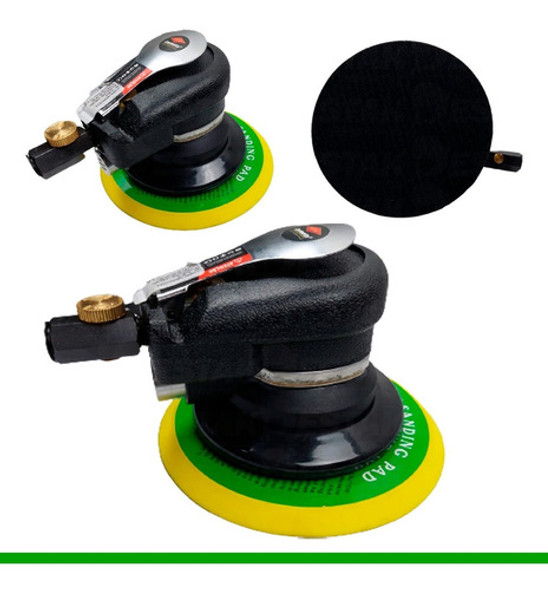 Lixadeira Pneumática Orbital 6 Pol Para Madeira Metais 0
