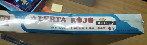 Juego Alerta Rojo Ajedrez  Industria Argentina Antiguo Retro 1