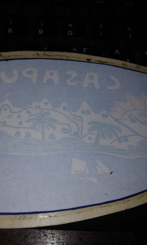 Casapueblo Antigua Calcomania Vidrio Calco Oval 1