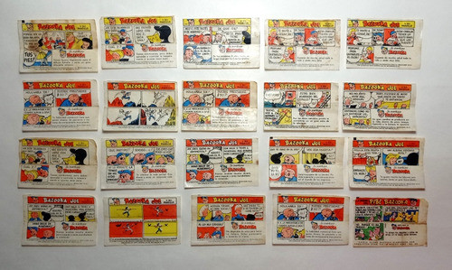 Antiguos Envoltorios Comics Chicle Bazooka - Lote X20 0