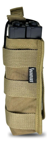 Porta Carregador De Pistola Bolso Modular Cordura 1000d Tan 0