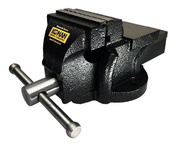 Morsa De Banco Konan N°3 Fija Con Yunque Profesional 75 Mm 0
