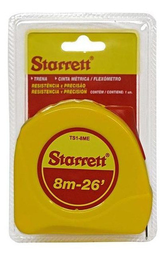 Trena 8m T1-8 Starrett 0