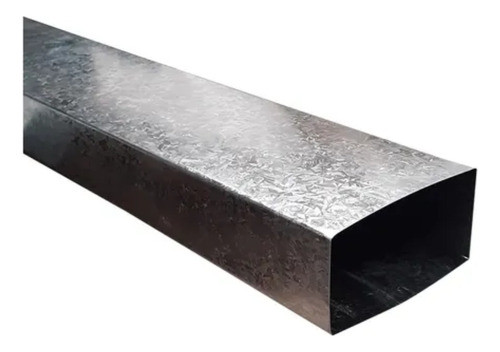 Caño Rectangular Chapa Galvanizada 20x20cm Para Ventilación 0