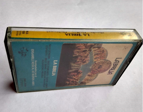 Cassette La Biblia Sui Generis Porcheto Lebon Ensamble 1987 1