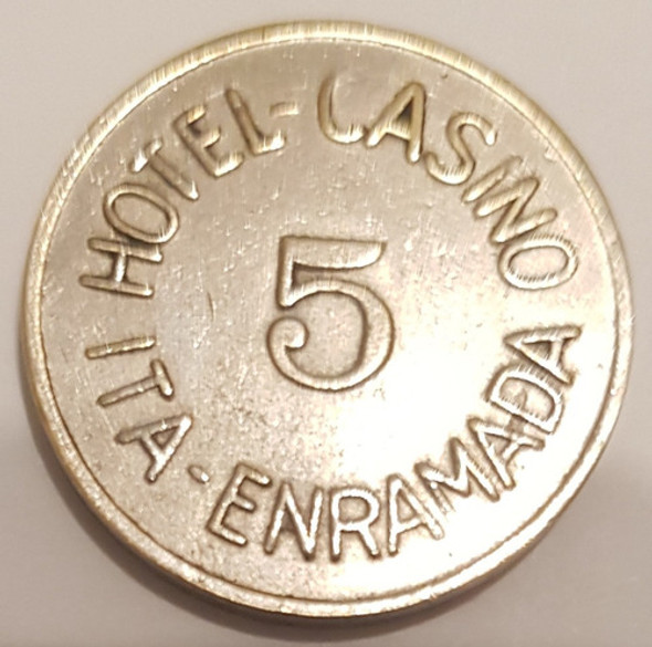 Moeda Ficha Hotel Cassino Ita-enramada. 0