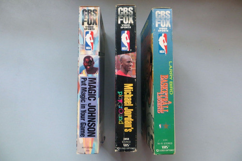 Nba Vhs X 3 Magic Jordan Y L. Bird 1991 De Colección 1
