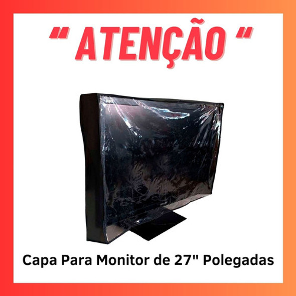 Capa Gamer Pc Monitor 27 Polegadas Resistente A Agua 1