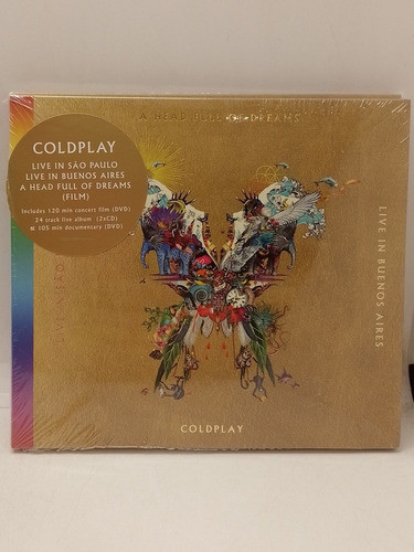 Coldplay Live In Buenos Aires Cd X2 Y Dvd Nuevo 0