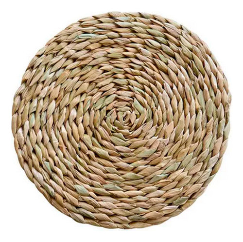 Individual Redondo Centro Mesa Natural 40 Cm Moderno Seagras 0