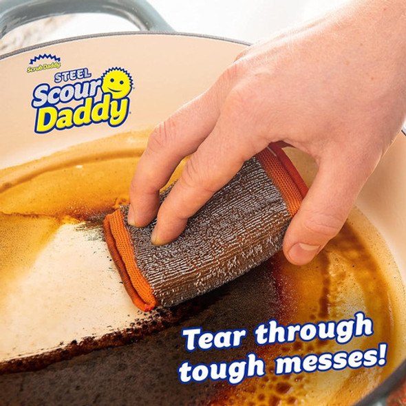 Scrub Daddy Steel Scour Pads - Scour Daddy Steel - Estropajo 1