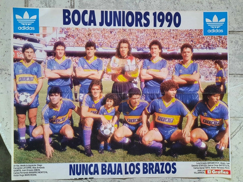 Lote 5 Posters Boca Juniors Años '90 El Grafico 0
