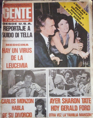 Gente 529 1975 Monzon Sui Generis Charles Mason Satur Denevi 0
