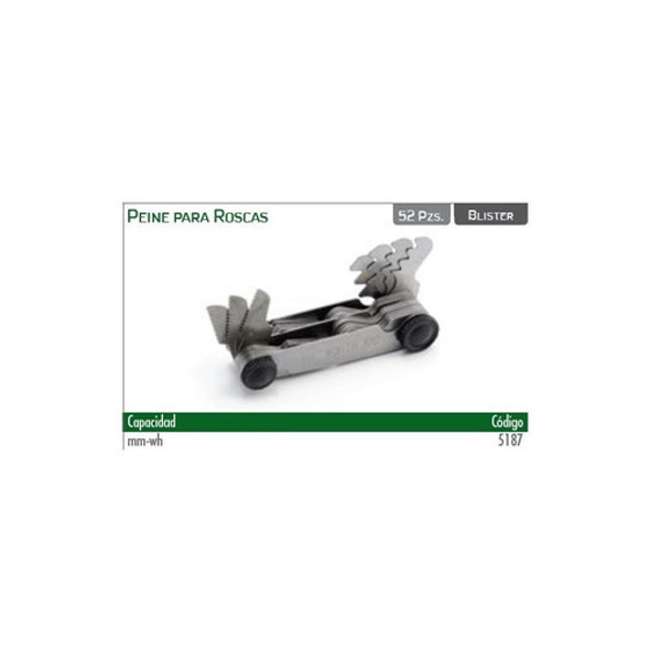 Peine Para Roscas Metrico Pulgadas Whitworth 52pz Wembley 1