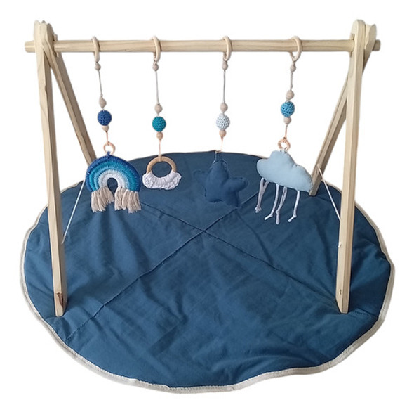 Gimnasio De Madera Para Bebe Montessori + Play Matt 1