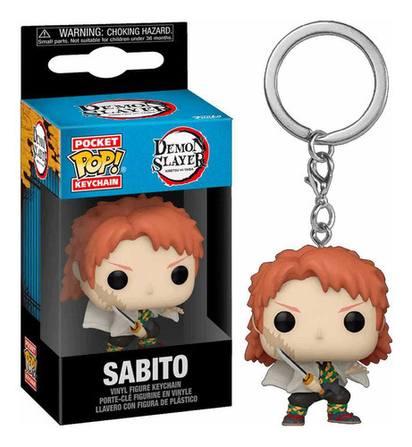 Funko Llavero Pop - Demon Slayer Sabito - Darkside Bros 0