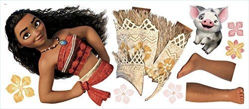 Roommates Rmk3383gm Disney Moana Peel Y Stick Giant Wall Dec 1