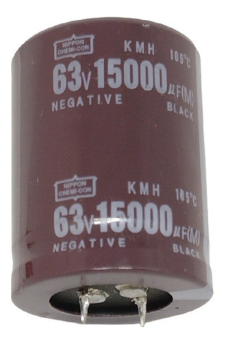 Capacitor Electrolítico Nippon Chemi-con  15000uf 63v 105ºc 0
