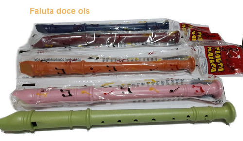 Kit 30 Flauta Doce Brinquedo Instrumento Musical Promoção 1