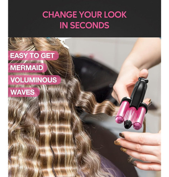 Farery Mini Hair Crimper Hair Waver Temperatura Ajustable, R 1 Farery Mini Hair Crimper Hair Waver Temperatura Ajustable, R 1