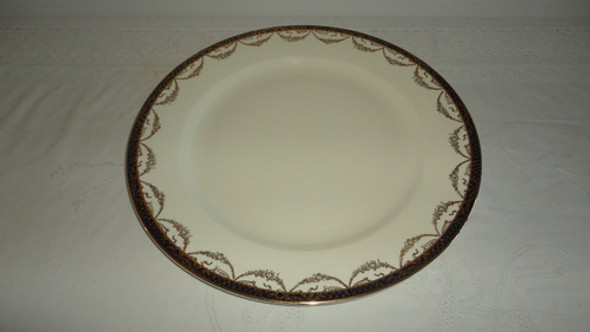 Fina Fuente Inglesa Cobalto Y Oro Antigua Impecable Mirala 0