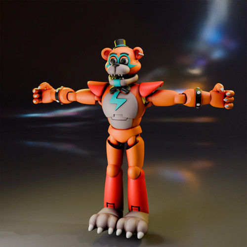 Glamrock Freddy Articulado Five Nights At Freddys 1