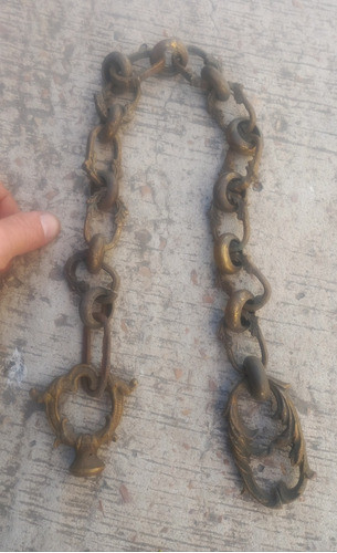 Robusta Cadena Francesa Araña Lampara 71,5 Largo - 600 Grs 0