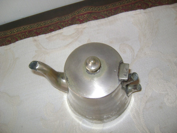 Antigua Tetera Plata Toledo Grabado Bar El Diario Coleccion 1