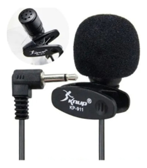 Microfone De Lapela Kp911 Lapella Discreto Gravadores 0