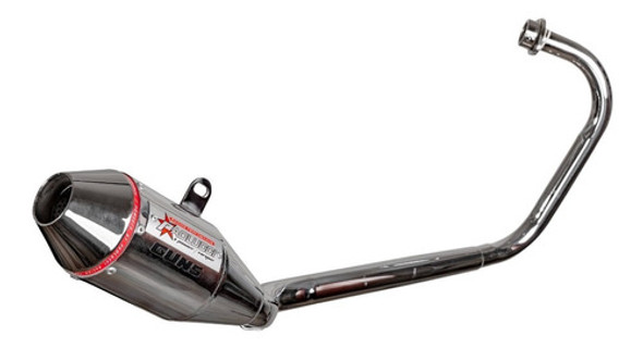 Escape Stage 2 Yamaha Fz 16 Cromado Paolucci -fabrica- 1